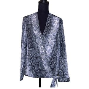 NWT Supply & Demand Snake Print Blouse (J)